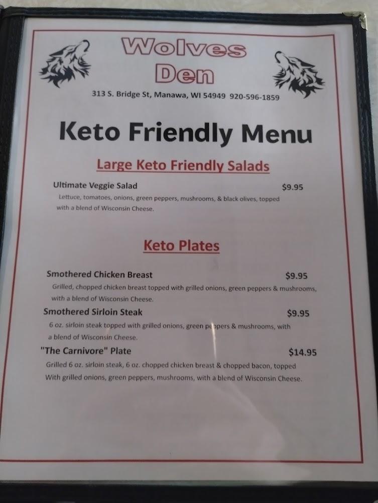 Wolves Den Bar & Grill Menu image 3